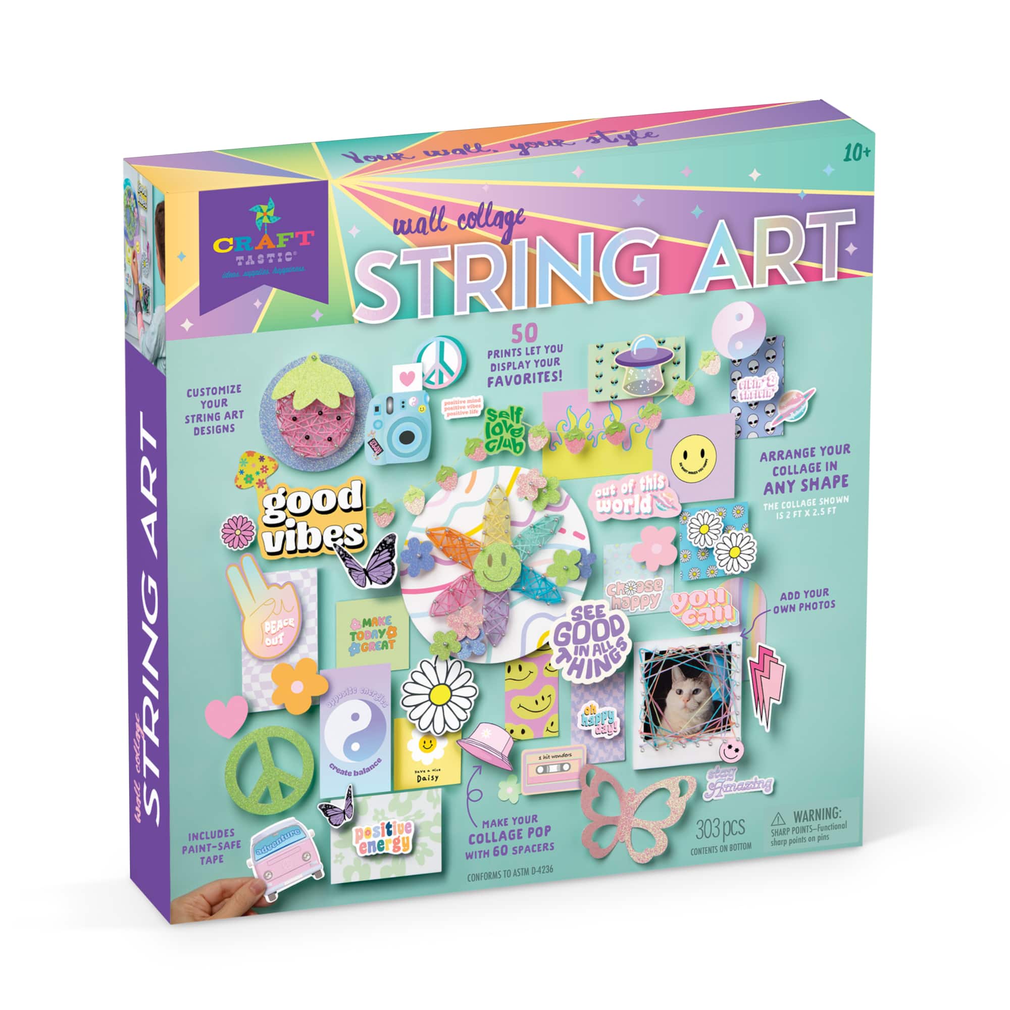 Craft-Tastic® Wall Collage String Art